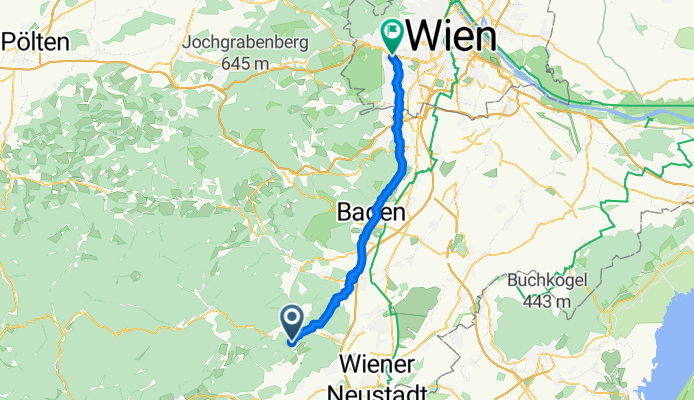 Von Markt Piesting bis Wien