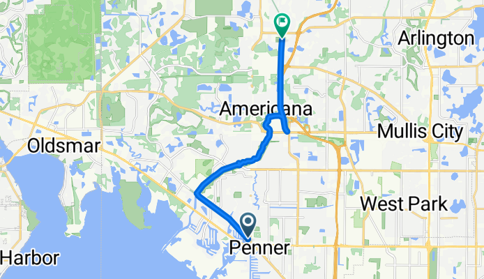 Audry Ln, Tampa to Alloway St, Tampa