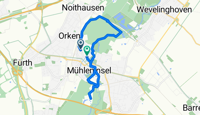 Gerberstraße, Grevenbroich nach Gerberstraße, Grevenbroich