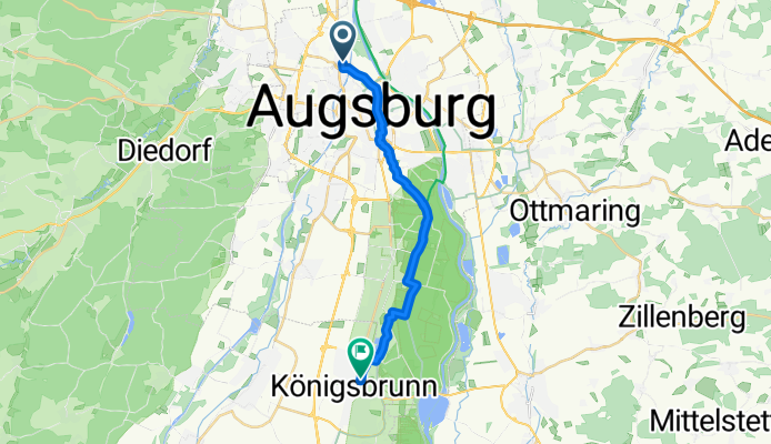 48.388, 10.883 nach 48.270, 10.892