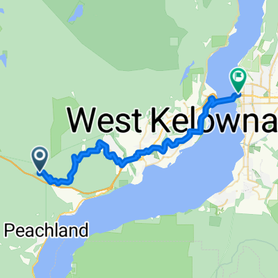 From Peachland to Kelowna