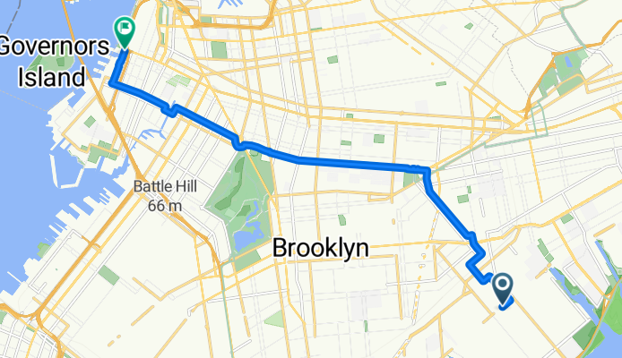 Flatlands Ave, New York to Brooklyn, New York
