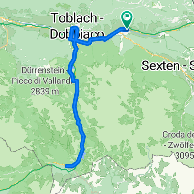 Route to Parcheggio Via Michael Hyronimus Hueber