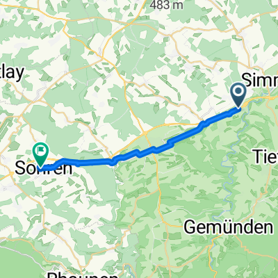 B50, Ohlweiler nach Hangstraße, Sohren