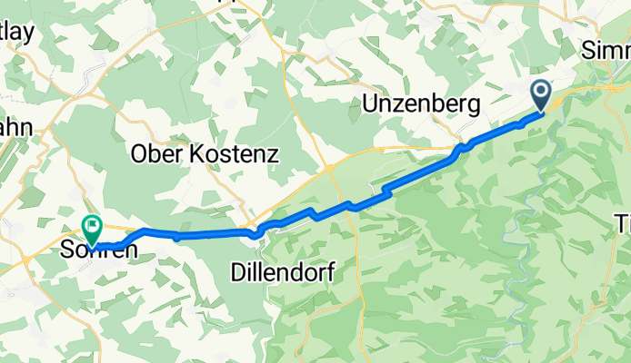 B50, Ohlweiler nach Hangstraße, Sohren