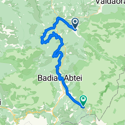 Straße Al Plan Dessora, Al Plan de Mareo nach Straße Pre De Costa, Abtei