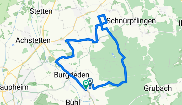 48.230, 9.950 to 48.230, 9.950