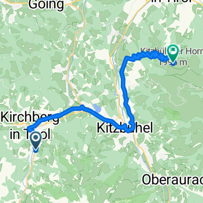 Einfangweg, Kirchberg in Tirol nach Sankt Johann in Tirol