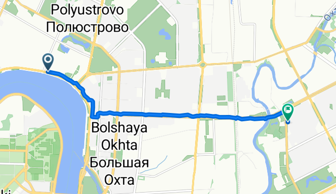 Феодосийская улица, Санкт-Петербург до улица Передовиков, Санкт-Петербург