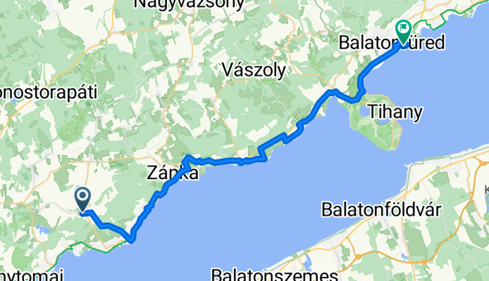 Kővágóörs - Balatonfüred