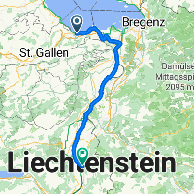 Bellevuestrasse to Städtle