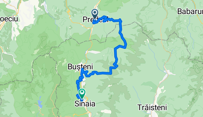 Bulevardul Mihail Săulescu, Predeal to Strada Aosta, Sinaia