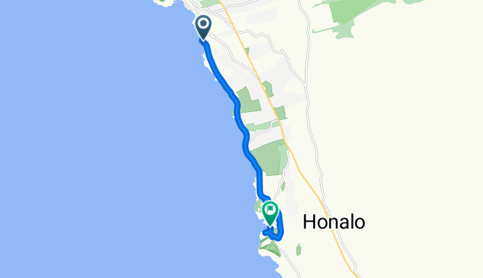 Aliʻi Dr, Hōlualoa to Kamehameha III Rd, Keauhou