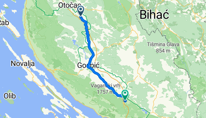 Ličko Lešće to Vrila Mudrosti, Sveti Rok