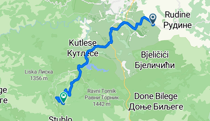 Велански гај, Чајетина nach Jablanica, Чајетина