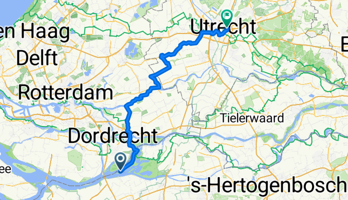 Route 8c: langere route naar huis