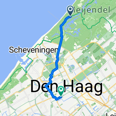 Southwestern part of municipality, Wassenaar to Brouwersgracht, The Hague
