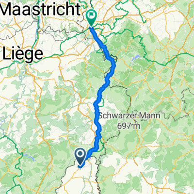 Rue de Bellain, Troisvierges to Markt, Aachen