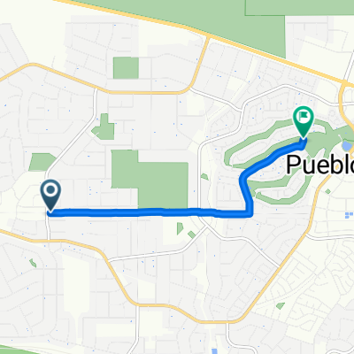 West De La Vista Court to West Mangrum Drive