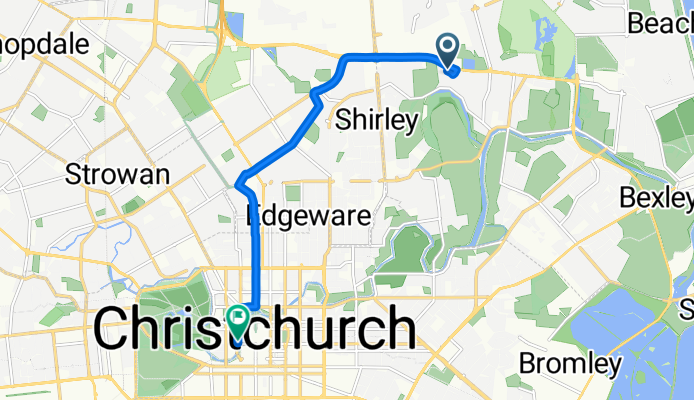 Michigan Pl, Christchurch to Hereford St, Christchurch