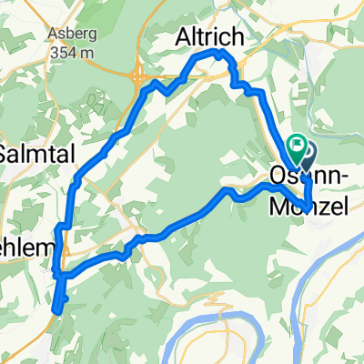 Bernkasteler Straße, Osann-Monzel to Bernkasteler Straße, Osann-Monzel