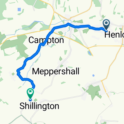 Broad Street, Shefford to Greenfields, Hitchin