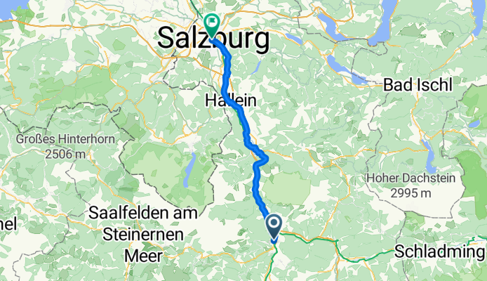 Von Bischofshofen bis Salzburg