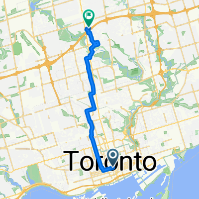 Yonge St, Toronto to Harrison Garden Blvd, Toronto