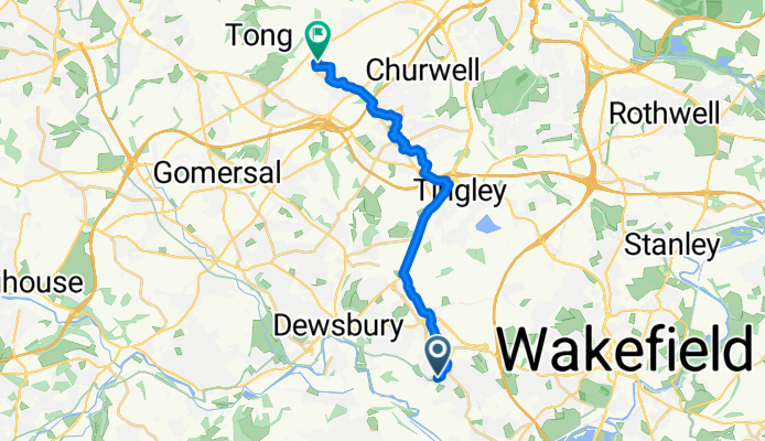 Headlands Road, Ossett to Suffield Drive, Leeds