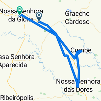 De SE-230 a Rua Ana Maria Bezerra