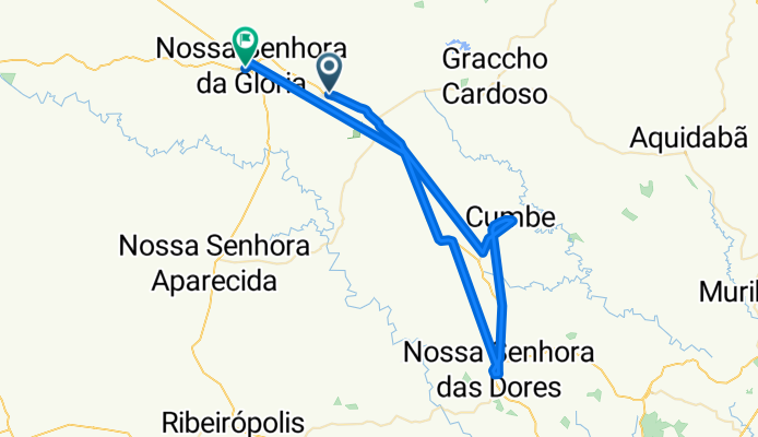 De SE-230 a Rua Ana Maria Bezerra