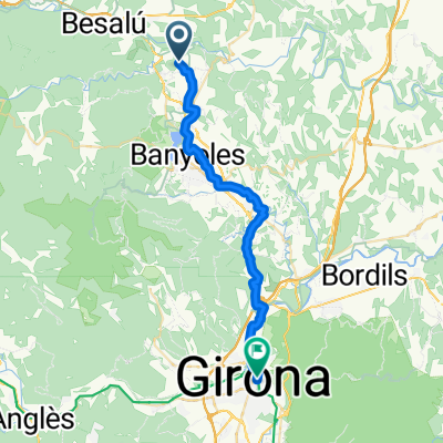 Von Hotel Mas Peligri Serinyà nach Girona
