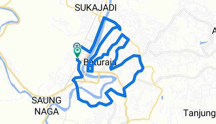 Jalan Komisaris Umar No.33 to Jalan Komisaris Umar No.33