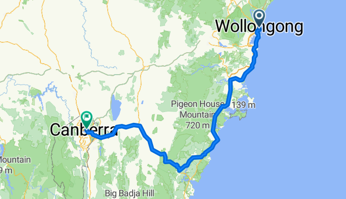 Wollongong–Canberra Bike Tour