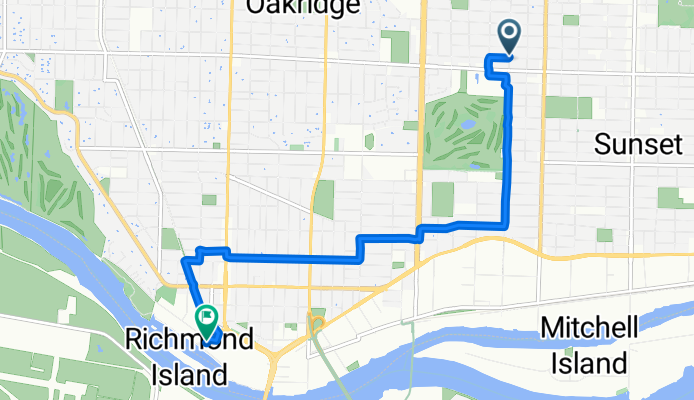 Ontario St, Vancouver to Bentley St, Vancouver