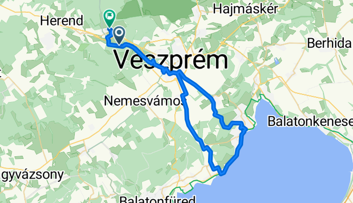 Kerékpár út - Búzavirág utca