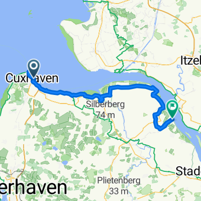 Etappe 1 Von Cuxhaven bis Krautsand