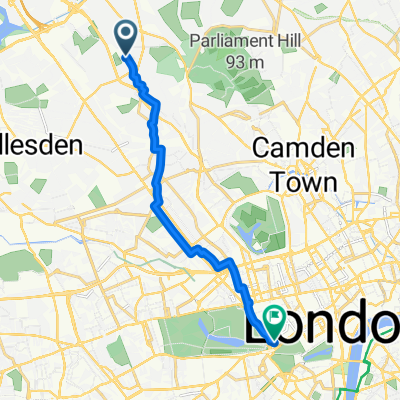 Carnation Court, London to Brick Street, London