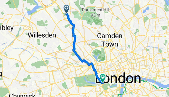 Carnation Court, London to Brick Street, London