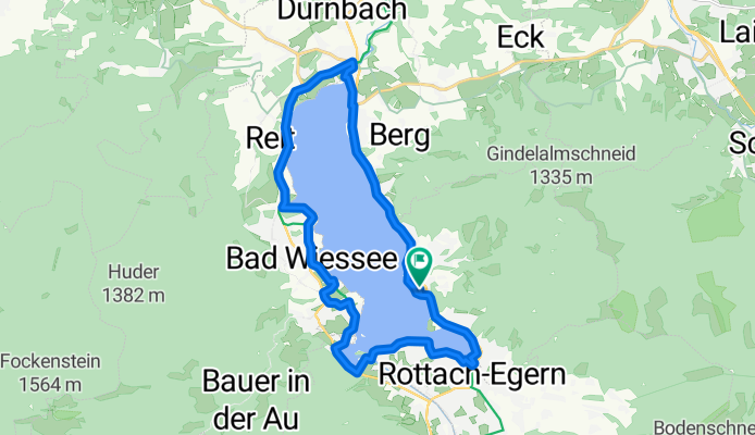 Seerundweg Tegernsee (Tour Nr. 32 aus dem"RadlTraum Süd")