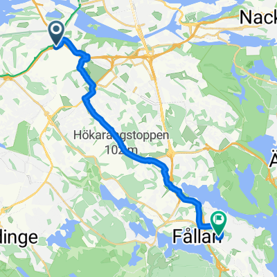 Västberga allé, Hägersten to Tornslingan, Trångsund