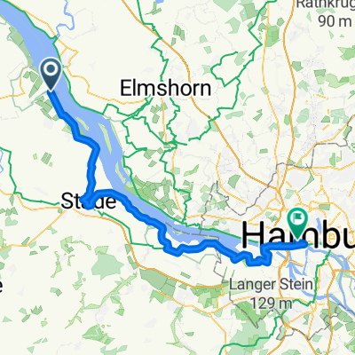 Etappe 2 Krautsand - Hamburg Hotel