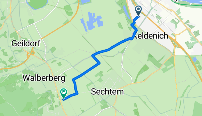 Aachener Straße, Wesseling nach Bornheim