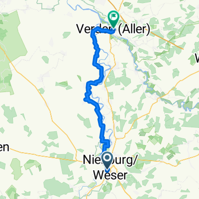 Von Nienburg (Weser) bis Verden (Aller)