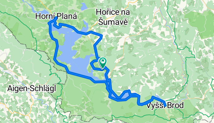 Frymburk nach Frymburk