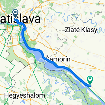 Route to Horný Bar