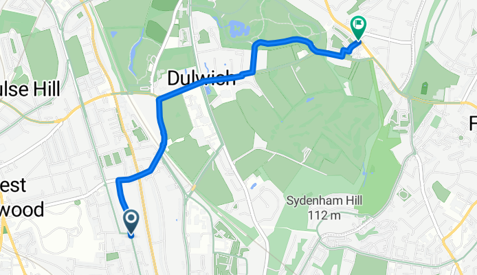 Carnac Street, London to Melford Road, London