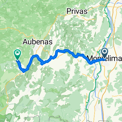 De Montelimar Gare Routière à Le Mas d'Aval