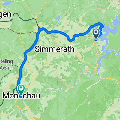 Camping Rursee to Monschau