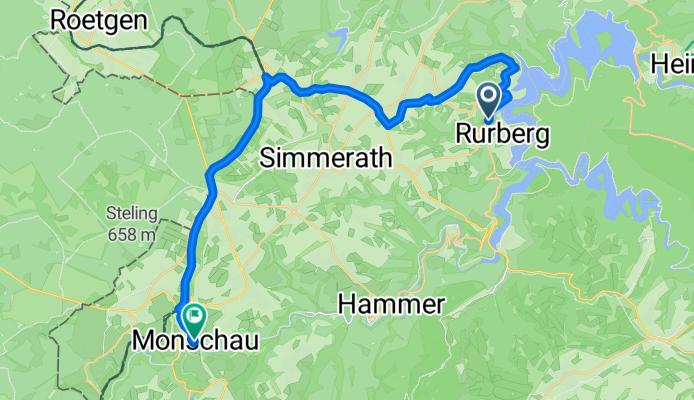 Camping Rursee to Monschau